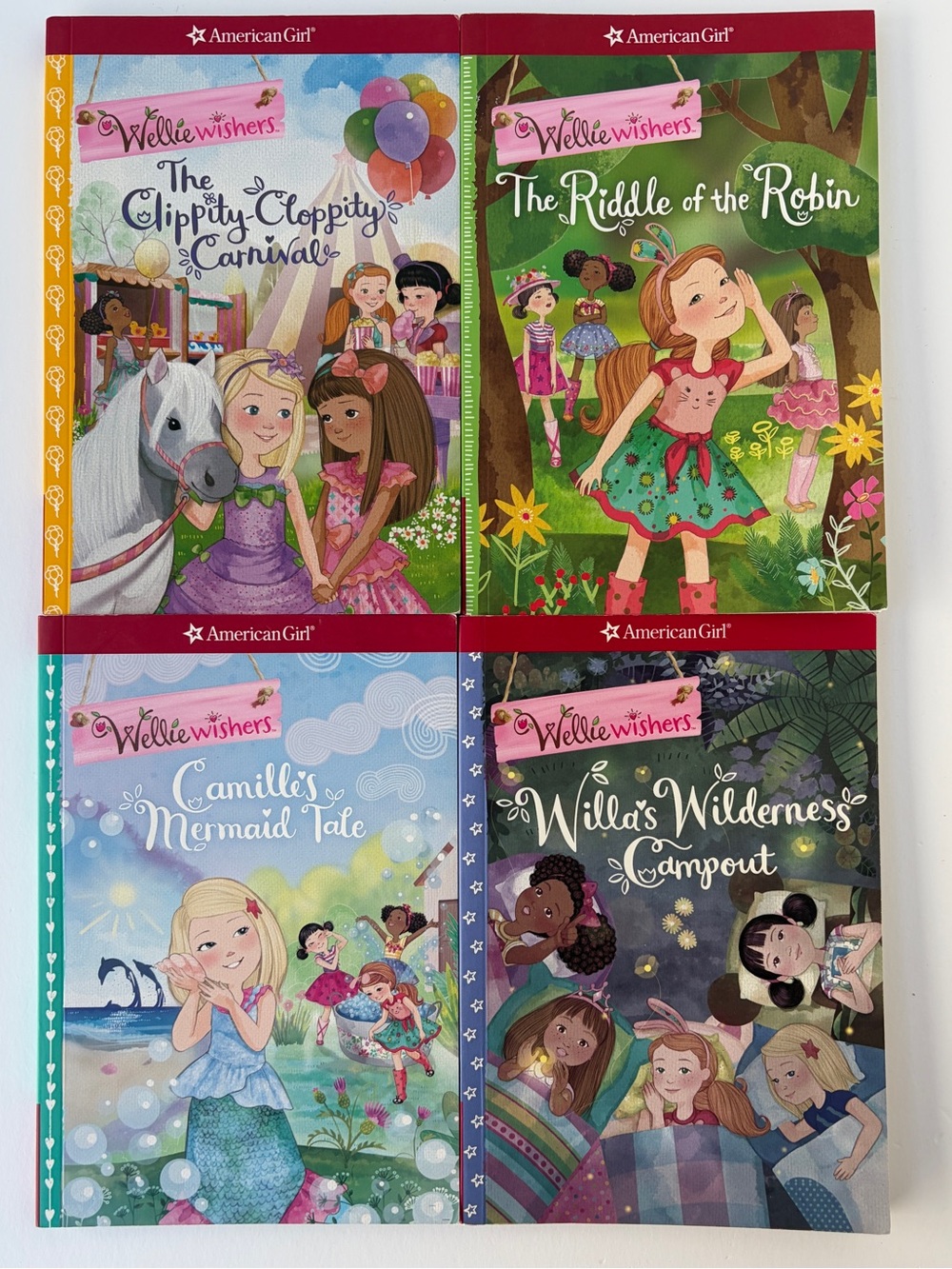 Wellie Wishers American Girl Book Set of 4